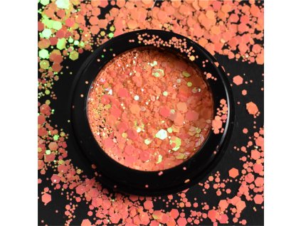 Moyra Holo Glitter Mix - 22 Chameleon Light Orange