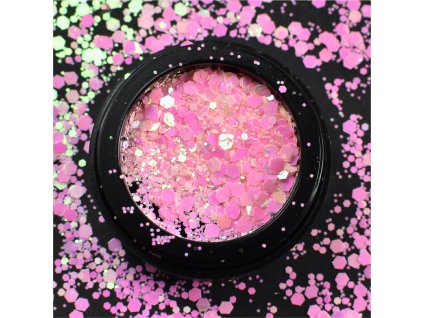 Moyra Holo Glitter Mix - 23 Chameleon Sugar Pink