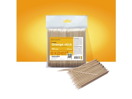 Staleks pomarančové drievko na nechty 100 ks 110 mm