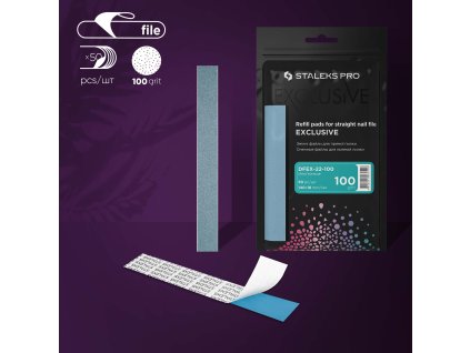 Staleks Exclusive jednorázové pilníky DFEX-22-100