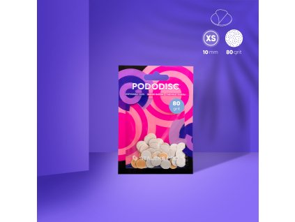 Staleks Pro Brúsne papiere Pododisc XS PDF-10-80 biele