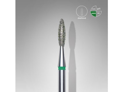 Staleks Diamantový brúsny nadstavec - “flame” green - FA10G021/8