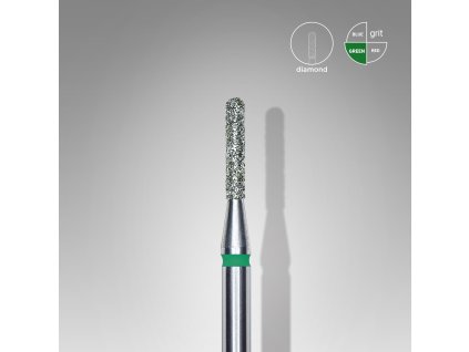 Staleks Diamantový brúsny nadstavec zaoblený - “cylinder” green - FA30G014/8