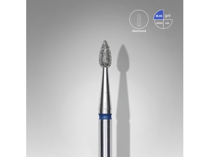 Staleks Diamantový brúsny nadstavec - “drop” blue - FA40B023/5