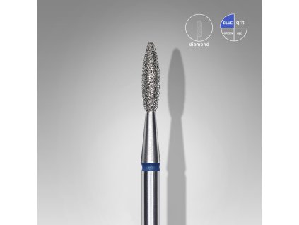 STALEKS ® Diamantový brúsny nadstavec STALEKS Pointed Flame 2.1mm/8mm