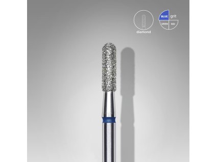 Staleks Diamantový brúsny nadstavec zaoblený - “cylinder” blue - FA30B023/8