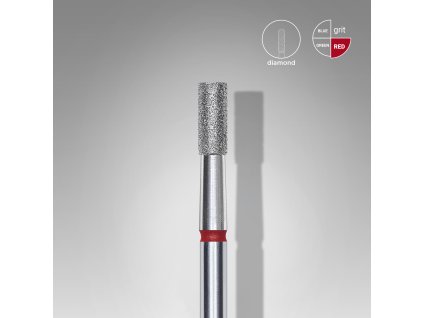 Staleks Diamantový brúsny nadstavec - “cylinder” red - FA20R025/6
