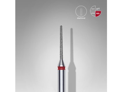 Staleks Diamantový brúsny nadstavec - “needle” red - FA80R010/10