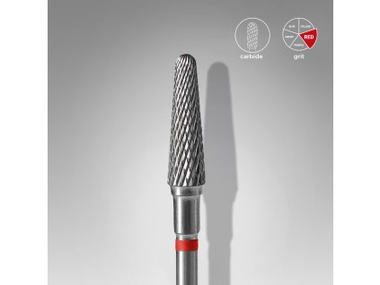 Staleks Karbidový brúsny nadstavec - “frustum” red - FT70R040/13