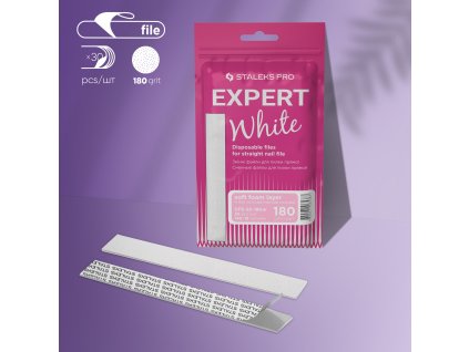 Staleks Expert jednorázové pilníky DFE-20-180 biele