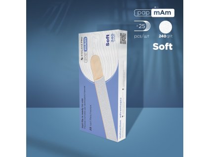Staleks papmAm jednorázové pilníky Soft 25ks DWCE-20-240/25 biele