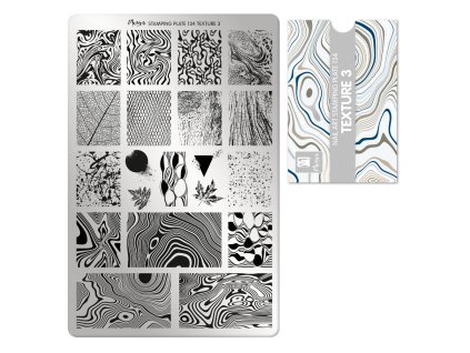 Moyra Stamping Platňa na pečiatkovanie č. 134 Texture 3