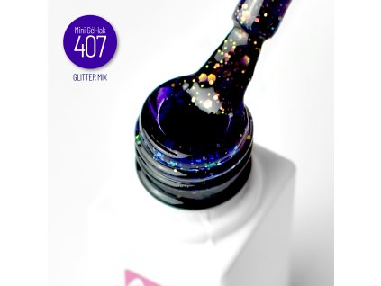 Moyra Mini Gél-lak č. 407 5,5ml Glitter mix