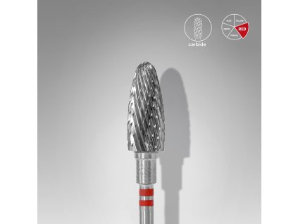 Staleks Karbidový brúsny nadstavec pre ľavákov - “corn” red - FT91R060/14