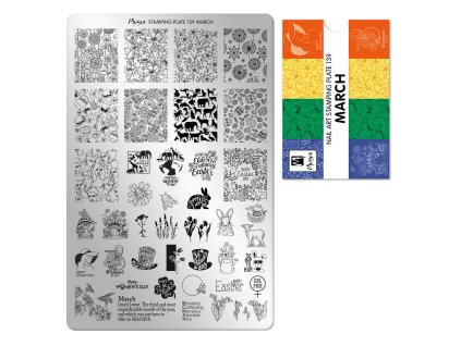 Moyra Stamping Platňa na pečiatkovanie č. 139 March