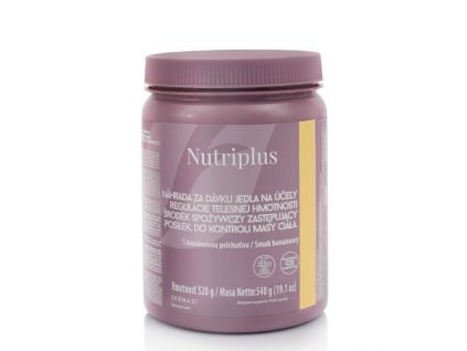 Nutriplus Kokteil - náhrada jedla s banánovou príchuťou 520 g