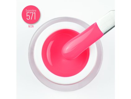 Moyra Supershine farebný gél 571 Vivid Pink 5g