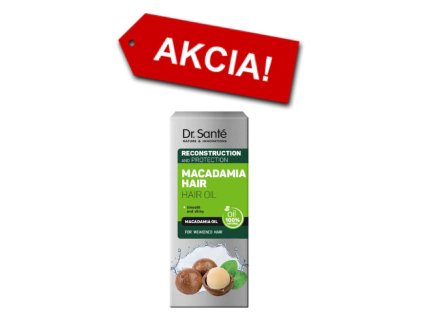 Dr. Santé Macadamia olej na vlasy s výťažkom makadamiového oleja 50 ml