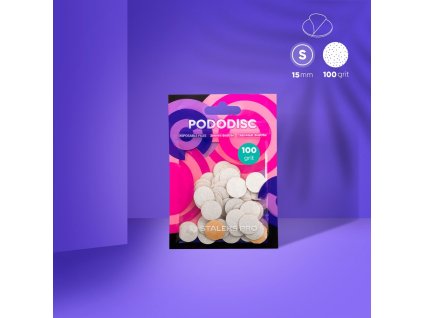 Staleks Brúsne papiere Pododisc 15mm PDFS-15-100 biele