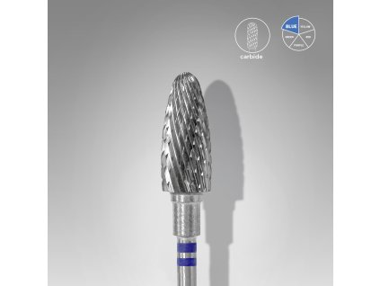 Staleks Karbidový brúsny nadstavec pre ľavákov - “corn” blue - FT91B060/14