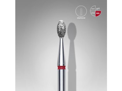 Staleks Diamantový brúsny nadstavec - “olive” red - FA130R025/5