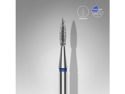 Staleks Diamantový brúsny nadstavec - “flame” blue - FA11B018/8