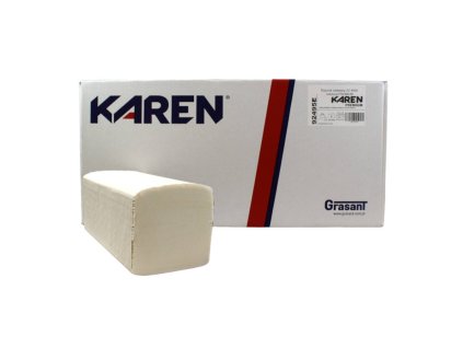 ZZ skladané papierové utierky 25x20 CM 2vr.100 %celulóza(4000ks)