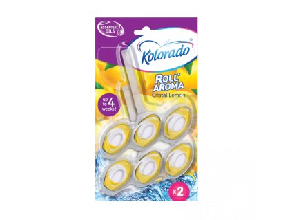WC Blok Kolorado Fresh Toilet Krištáľový Citrón 2x51g
