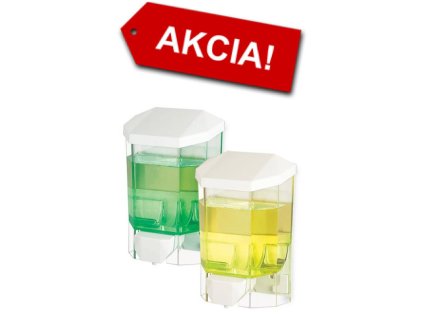Dávkovač tekutého mydla TRANSPARENTNÝ 1000 ml