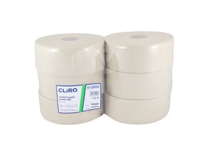 Toaletný papier CLIRO JUMBO Ø 28 CM, 300 M  (6ks)