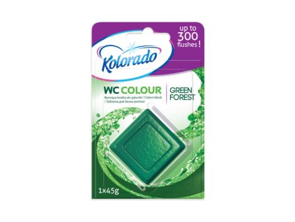Kolorado WC čistiaca kocka ZELENÝ LES 45g