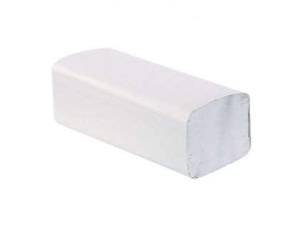 ZZ skladané papierové utierky biele 1vrst. 25x20cm (5000ks)