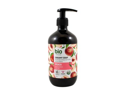 BIO naturell krémové mydlo PEACH - 473ml