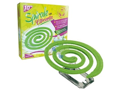 Citronella - repelentné špirály 10ks + stojan