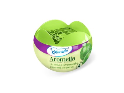 Osviežovač vzduchu Kolorado Aromella LIMETKA & BERGAMOT 150g