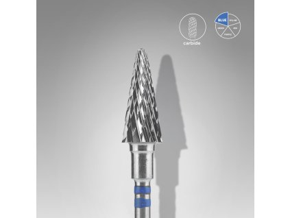 Staleks Karbidový brúsny nadstavec pre ľavákov - “cone” blue - FT73B060/14