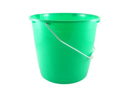 Vedro okrúhle, plastové – zelené 10l