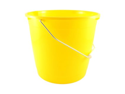 Vedro okrúhle, plastové – žlté 10l