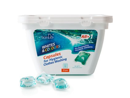 Kapsule na hygienické pranie 52 ks po 8g