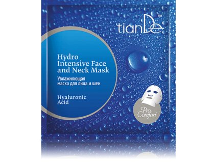 Intenzívna hydratačná maska na tvár a krk "Hyalúronová kyselina"
