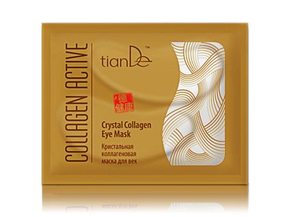 Kryštálová kolagénová maska na očné viečka