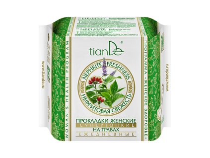 Dámske bylinné vložky super tenké " Nefritová sviežosť "