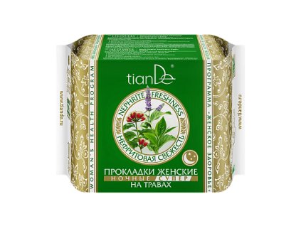 Dámske nočné menštruačné vložky " Nefritová sviežosť "