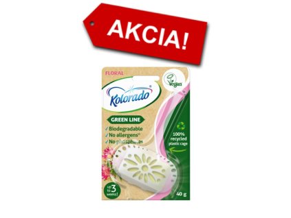 Kolorado Green Line WC blok FLORAL 40g