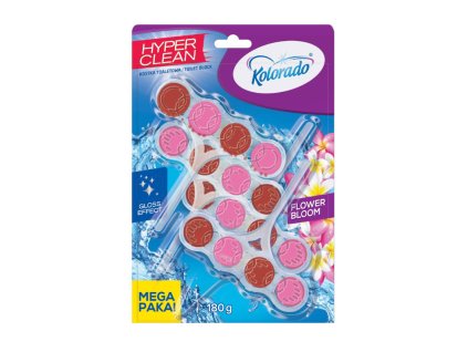 WC blok Kolorado Hyper Clean FLOWER BLOOM 4x45g
