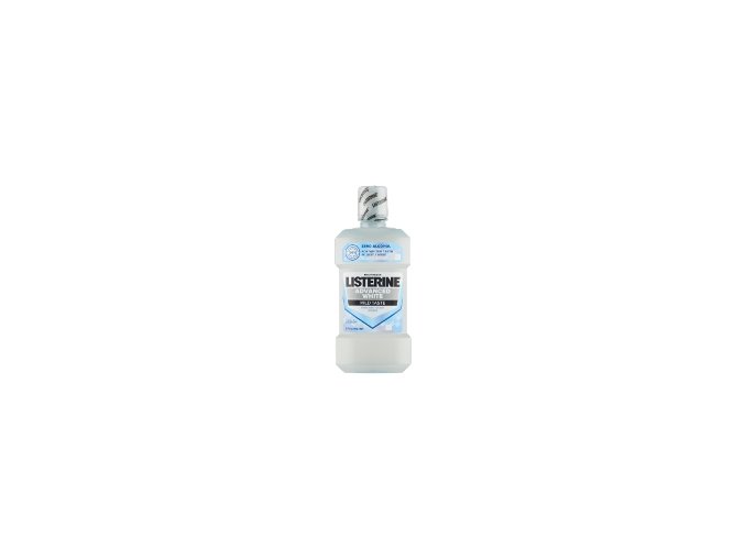 LISTERINE Advanced White Mild Taste, ústna voda 500 ml