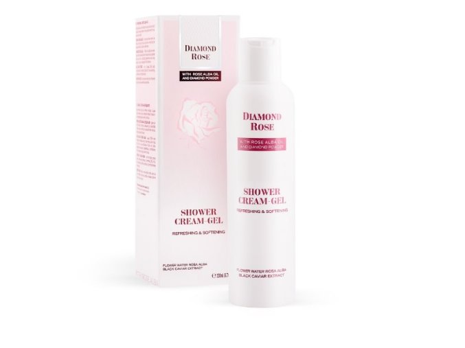 Povzbudzujúci sprchový gél Diamond Rose Biofresh 200 ml