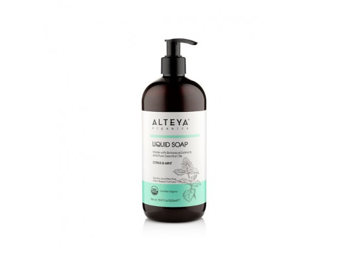 Tekuté mydlo Citrus a Mäta Alteya Organics 250 ml