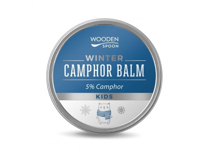 Zimný balzám pre deti s gáfrom 5% WoodenSpoon 60 ml