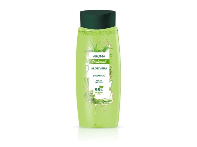 Šampón na všetky typy vlasov Aloe Vera Aroma 400 ml